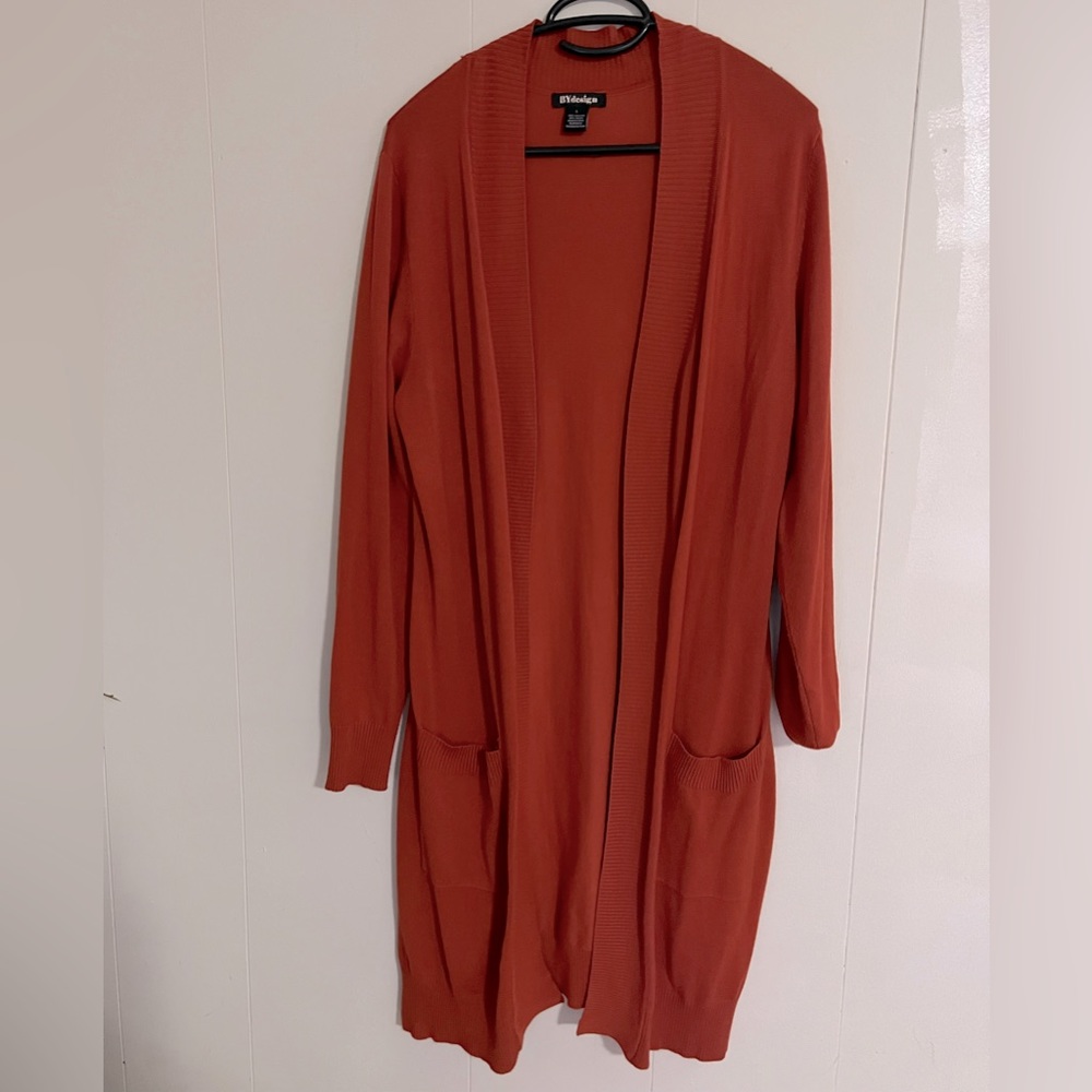 Orange cardigan